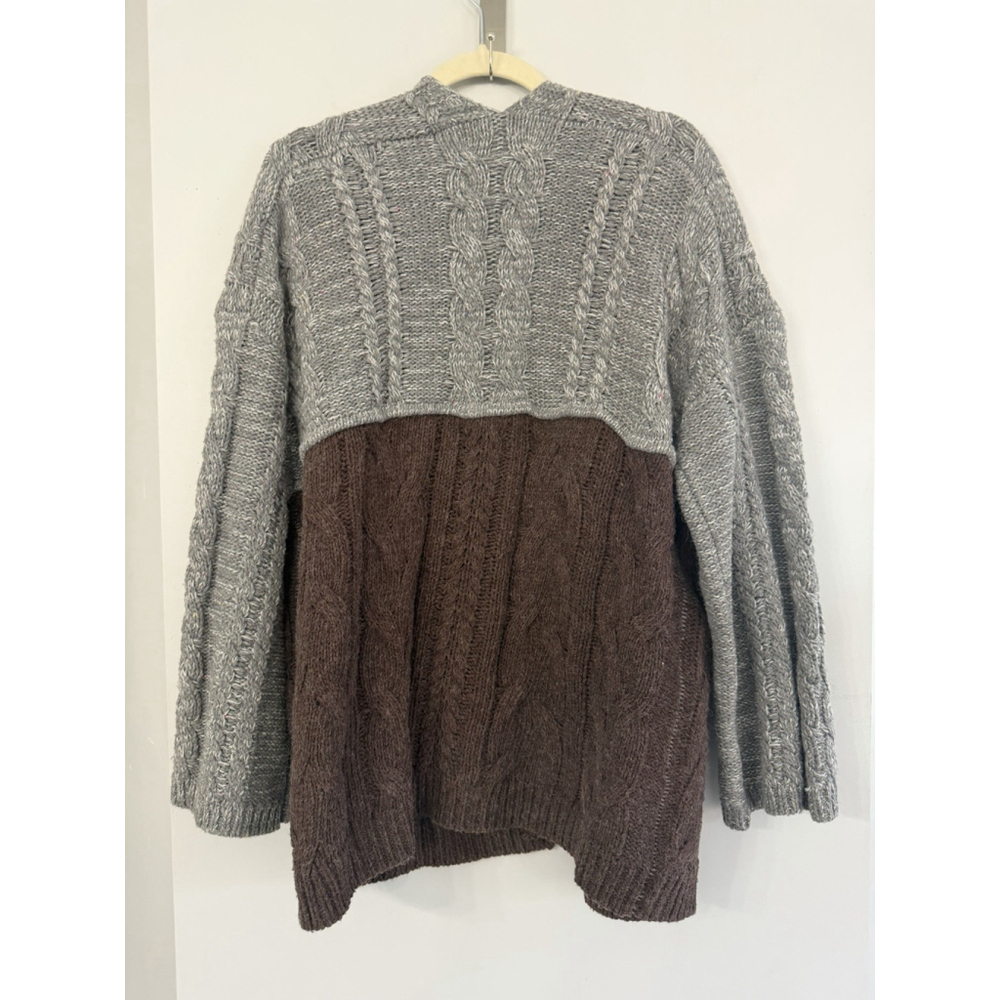 POL Color Block Open Front Cardigan - Picture 3 of 5